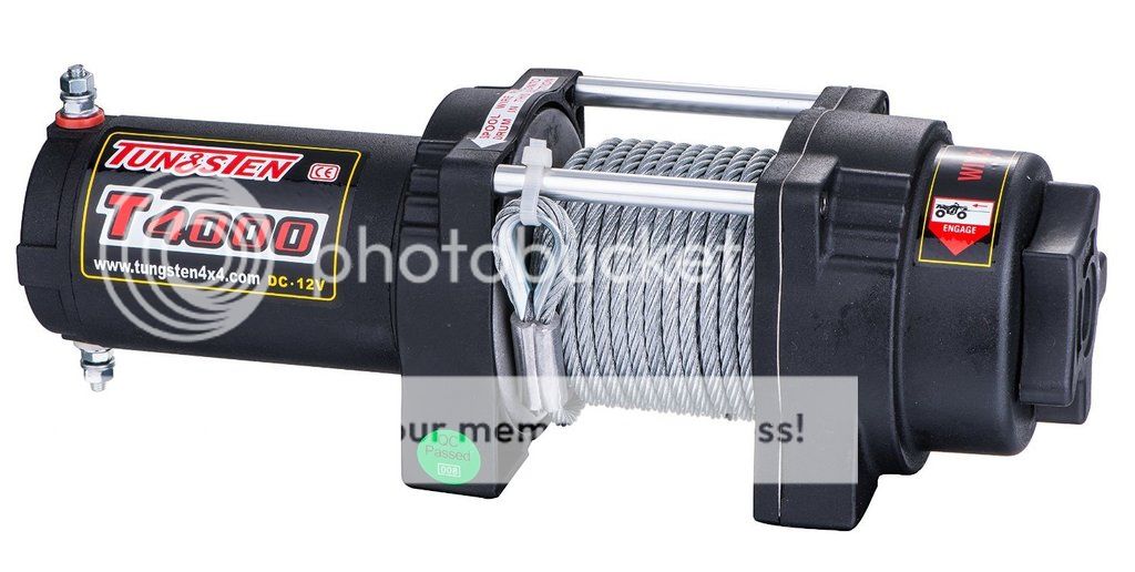 Find Tungsten4x4 ElectricWinch 4000lbs 1.6hp Atv Utv Winch T4000 in Tallahassee, Florida, United